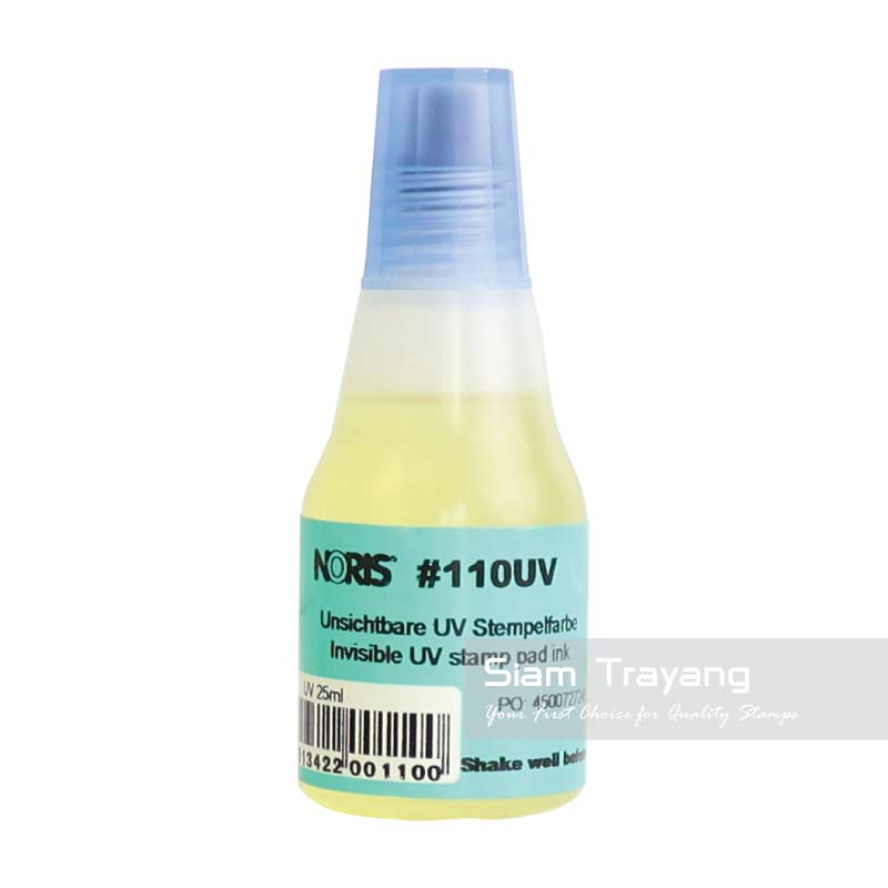 หมึกล่องหน (invisible ink) แบรนด์ Noris รุ่น 110UV มองเห็นภายใต้แสงยูวี