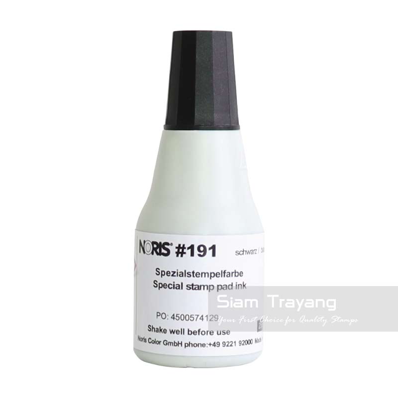 หมึกปั้มวัสดุผิวมัน Noris รุ่น 191