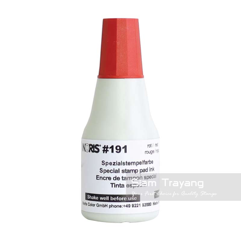 หมึกปั้มวัสดุผิวมัน Noris รุ่น 191