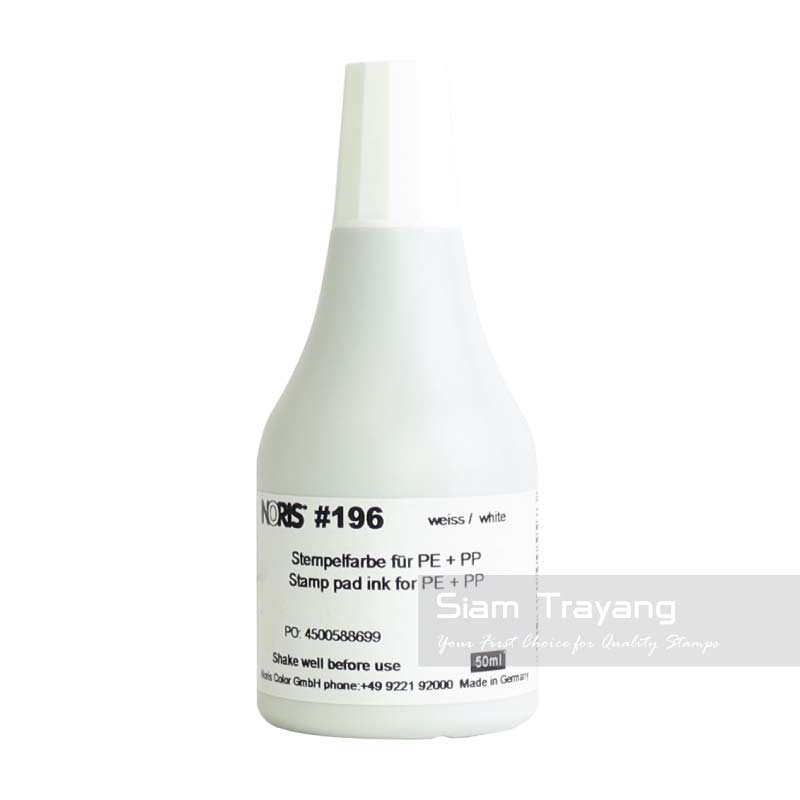 หมึกปั้มวัสดุผิวมัน แบรนด์ Noris รุ่น 196