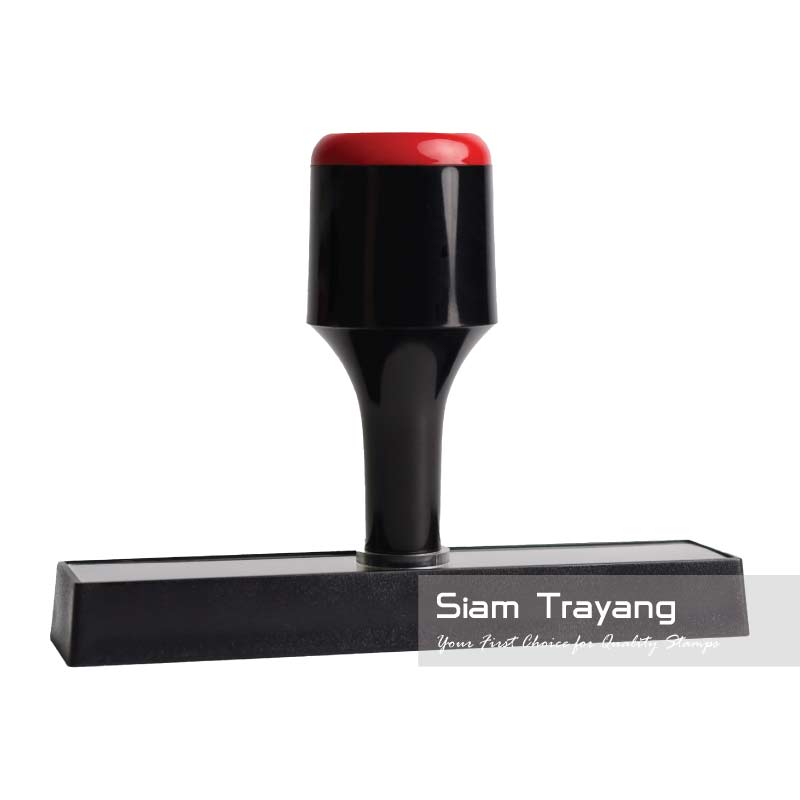 ตรายางด้ามพลาสติกแสดงข้อความ ขนาด 25105