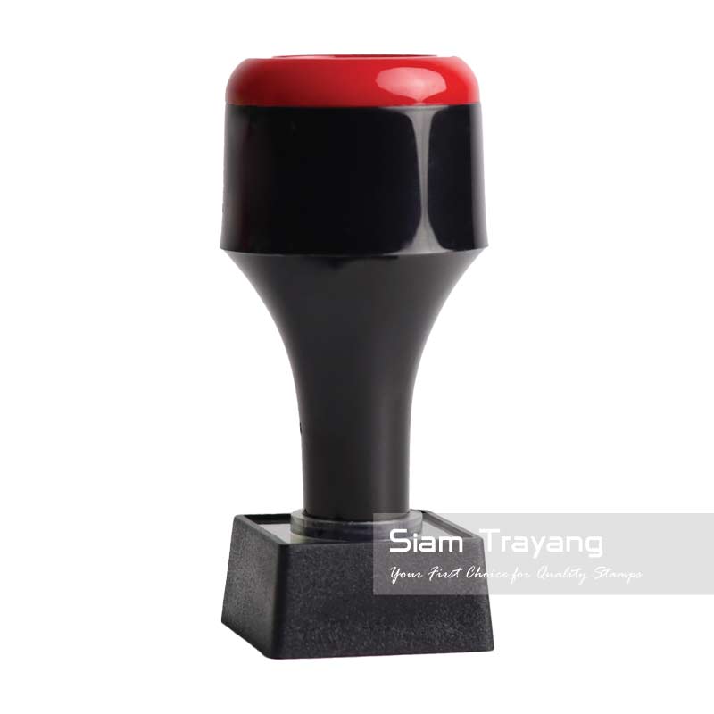 ตรายางด้ามพลาสติกแสดงข้อความ ขนาด 2525