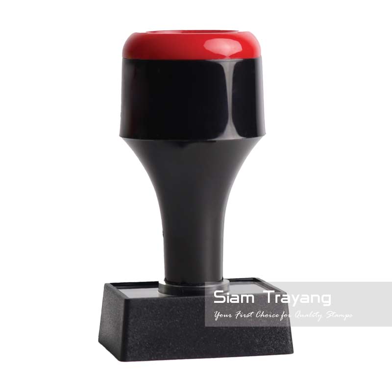 ตรายางด้ามพลาสติกแสดงข้อความ ขนาด 2535