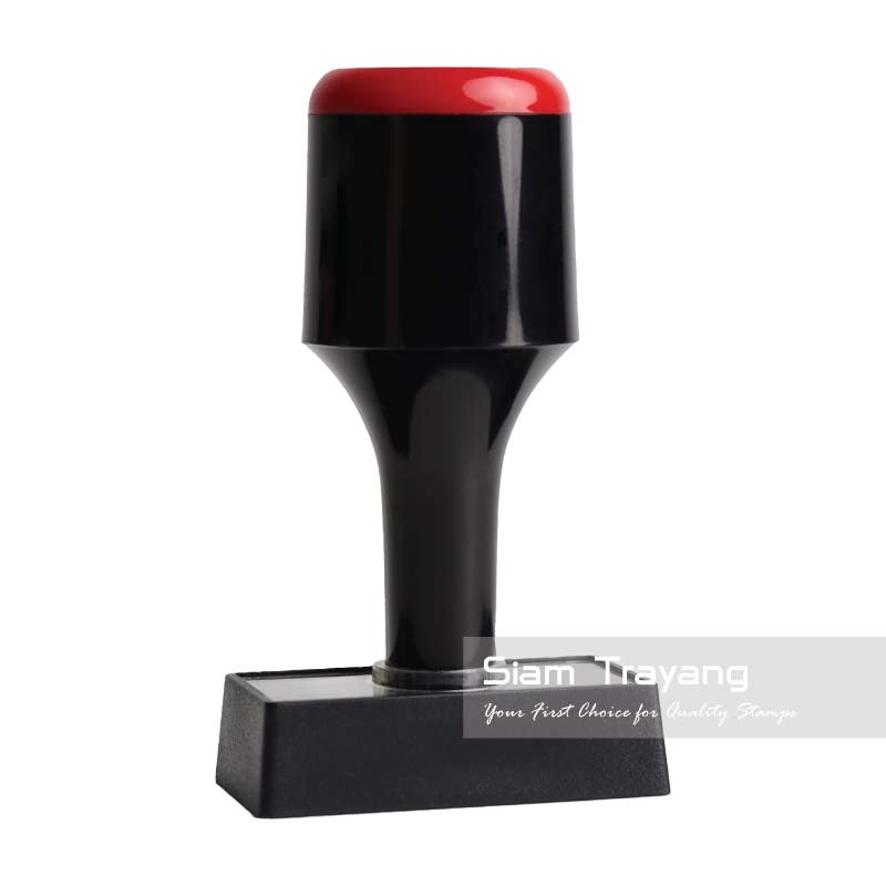 ตรายางด้ามพลาสติกแสดงข้อความ ขนาด 2545