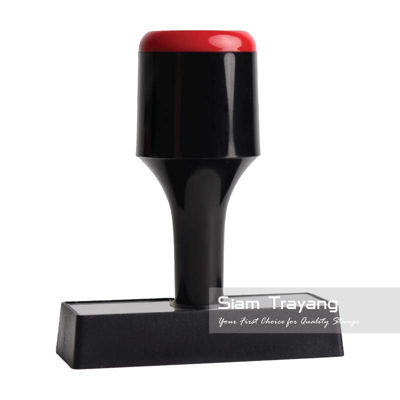 ตรายางด้ามพลาสติกแสดงข้อความ ขนาด 2565