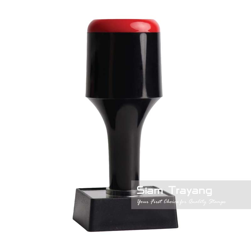 ตรายางด้ามพลาสติกแสดงข้อความ ขนาด 3035