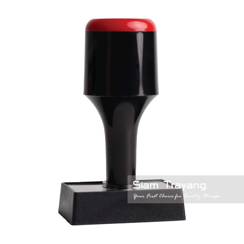 ตรายางด้ามพลาสติกแสดงข้อความ ขนาด 3045