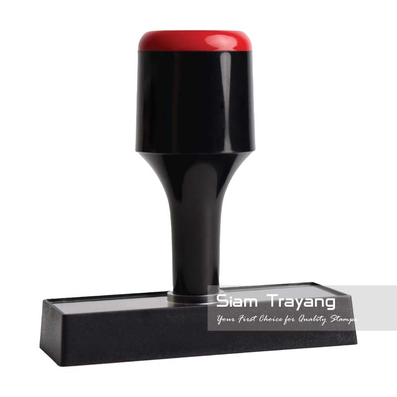 ตรายางด้ามพลาสติกแสดงข้อความ ขนาด 3075