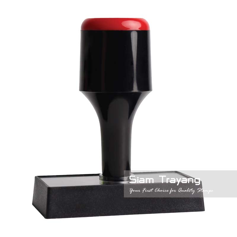 ตรายางด้ามพลาสติกแสดงข้อความ ขนาด 3565