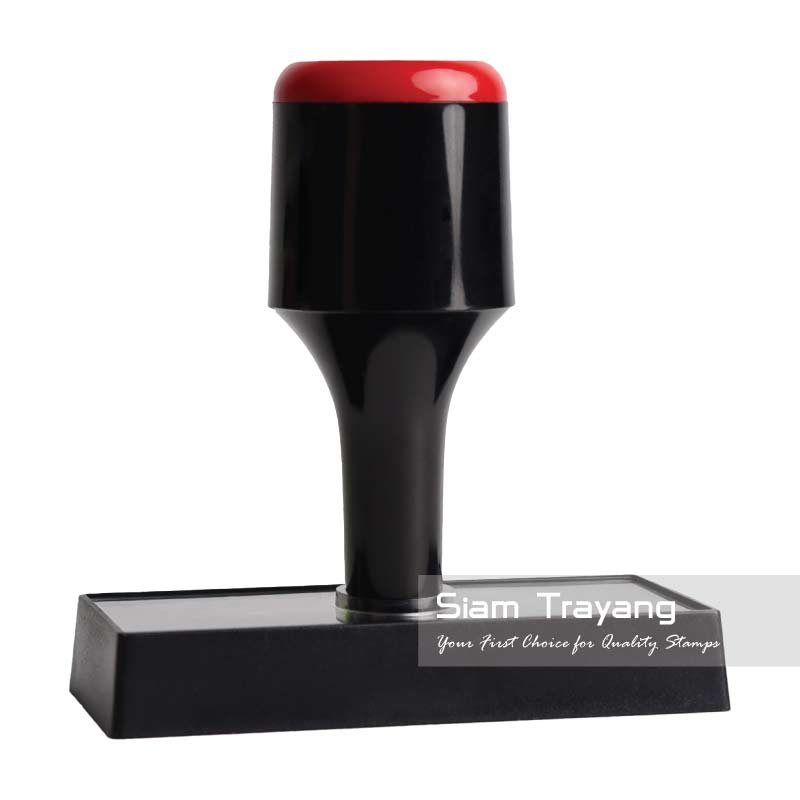 ตรายางด้ามพลาสติกแสดงข้อความ ขนาด 3575