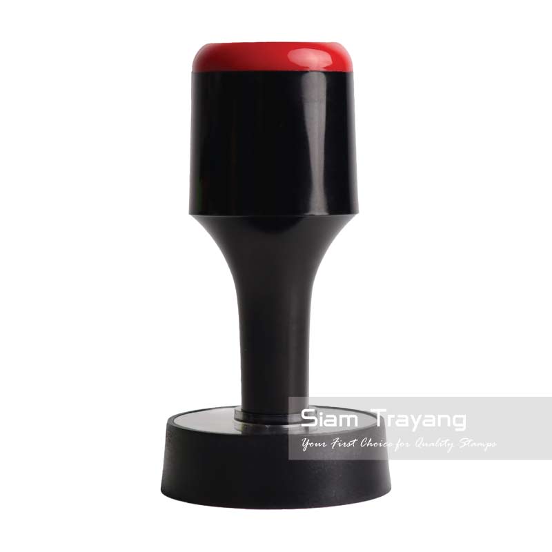 ตรายางด้ามพลาสติกแสดงข้อความ ขนาด R40