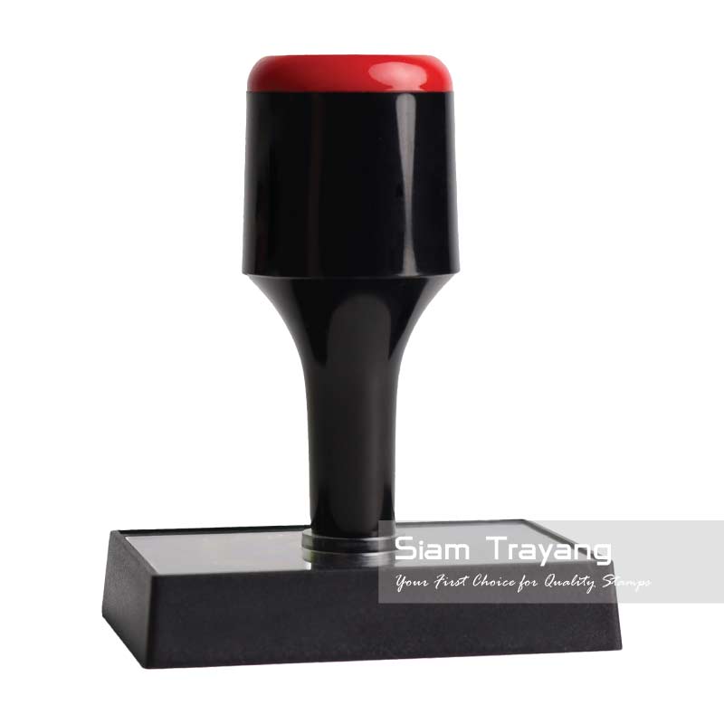 ตรายางด้ามพลาสติกแสดงข้อความ ขนาด 4565