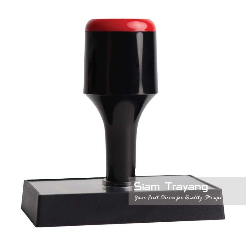 ตรายางด้ามพลาสติกแสดงข้อความ ขนาด 4575