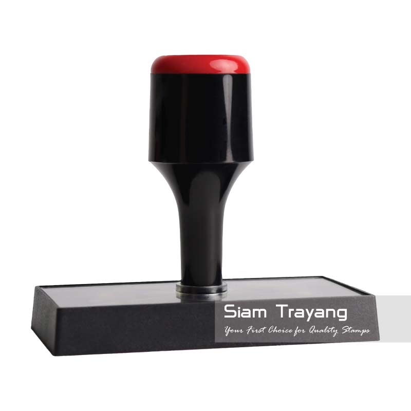 ตรายางด้ามพลาสติกแสดงข้อความ ขนาด 4590