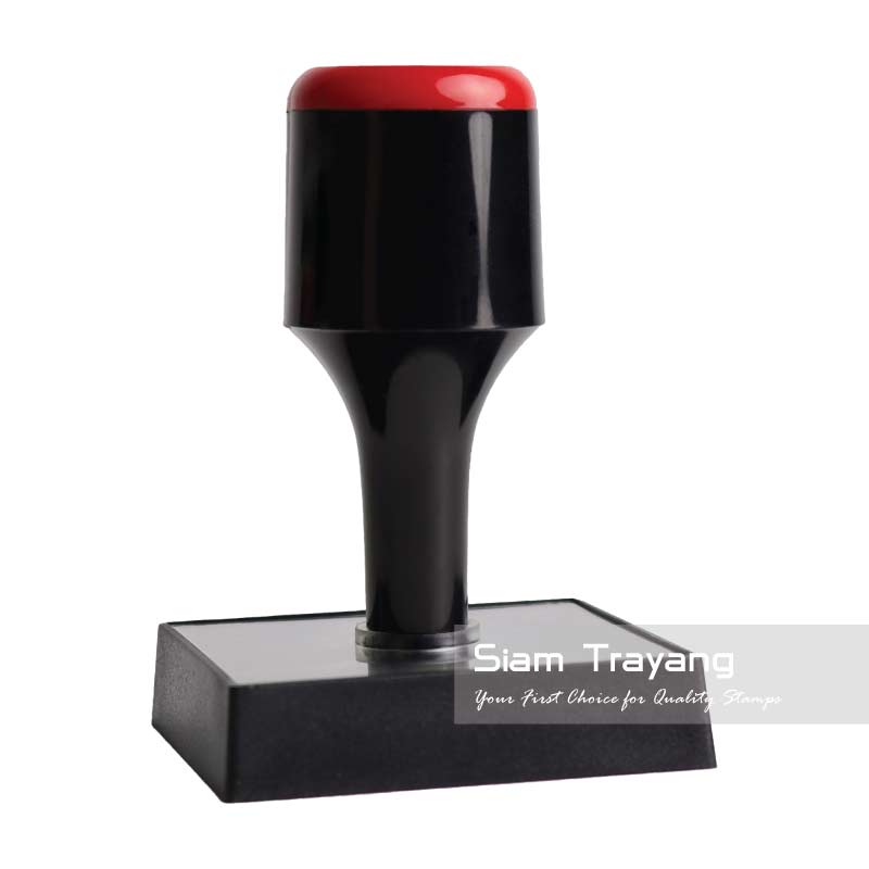 ตรายางด้ามพลาสติกแสดงข้อความ ขนาด 5555