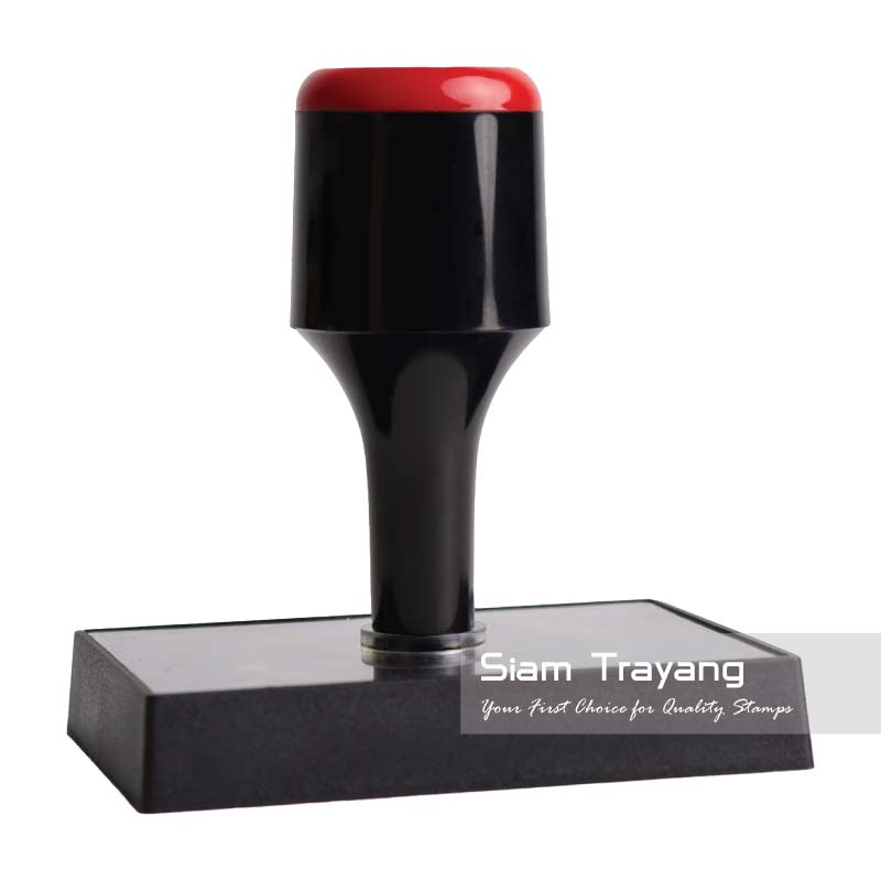 ตรายางด้ามพลาสติกแสดงข้อความ ขนาด 5575