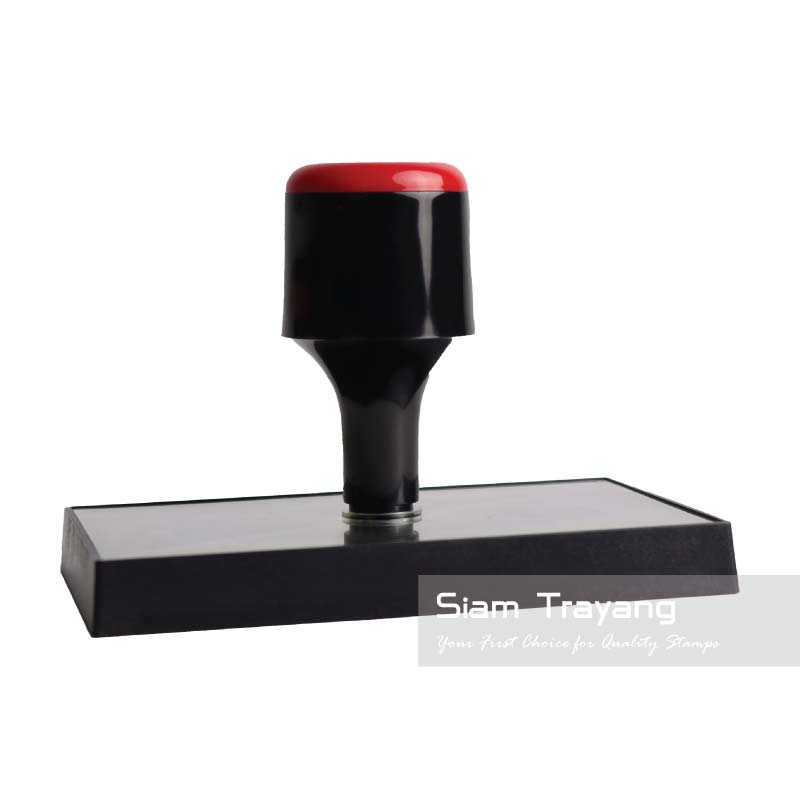 ตรายางด้ามพลาสติกแสดงข้อความ ขนาด 70110