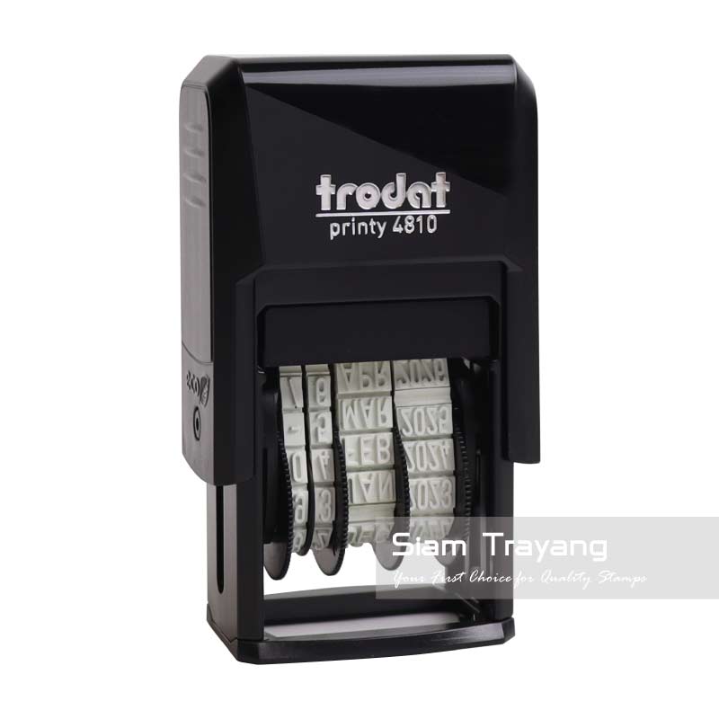 ตรายางวันที่หมึกในตัว Trodat รุ่น TR-4810