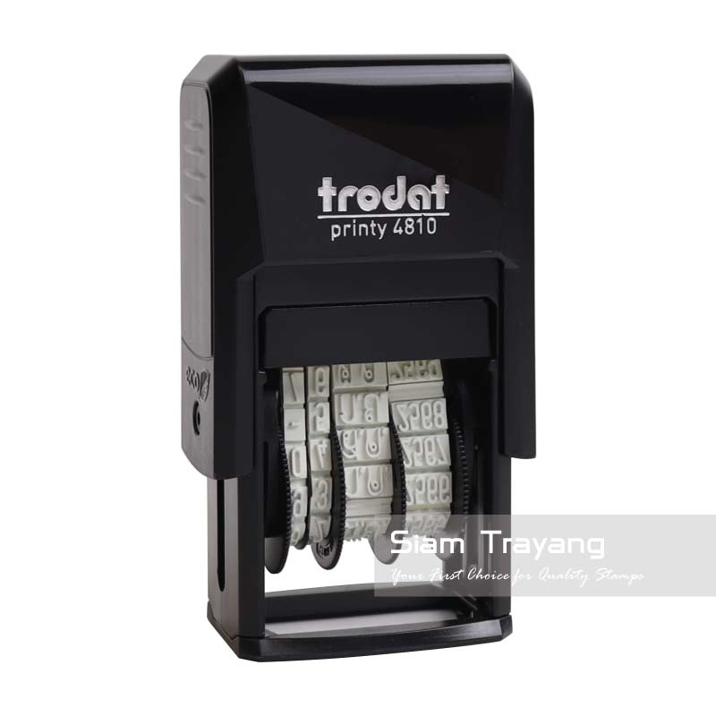 ตรายางวันที่หมึกในตัว Trodat รุ่น TR-4810