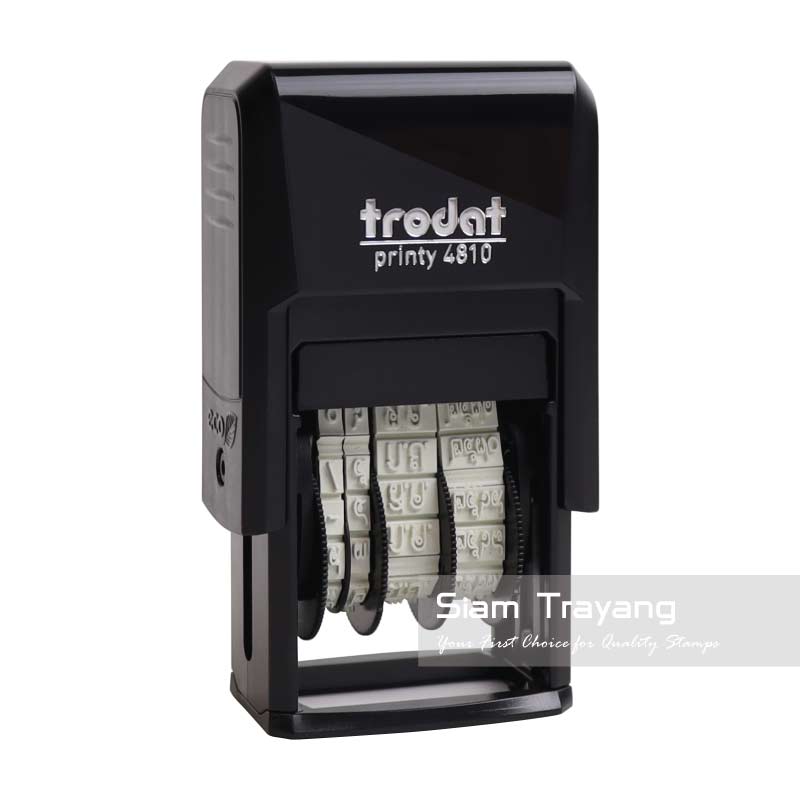 ตรายางวันที่หมึกในตัว Trodat รุ่น TR-4810