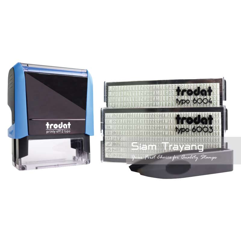 ตรายางหมึกในตัวเรียงตัวอักษรเอง Trodat รุ่น TR-4912/Typo